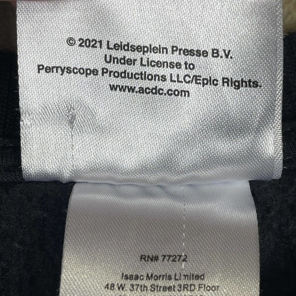 AC/DC Blow Up Your Video Womens L Sweatshirt Crew Neck Black Graphic‎ Print - Picture 9 of 11